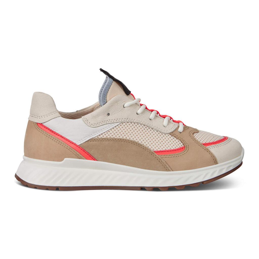 Ecco St.1 Womens Sneakers Coral/Beige - India RJY-134986